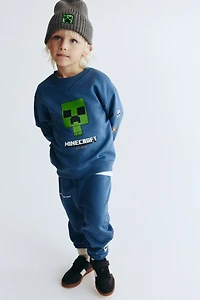 2-Piece Printed Sweatshirt and Joggers Set