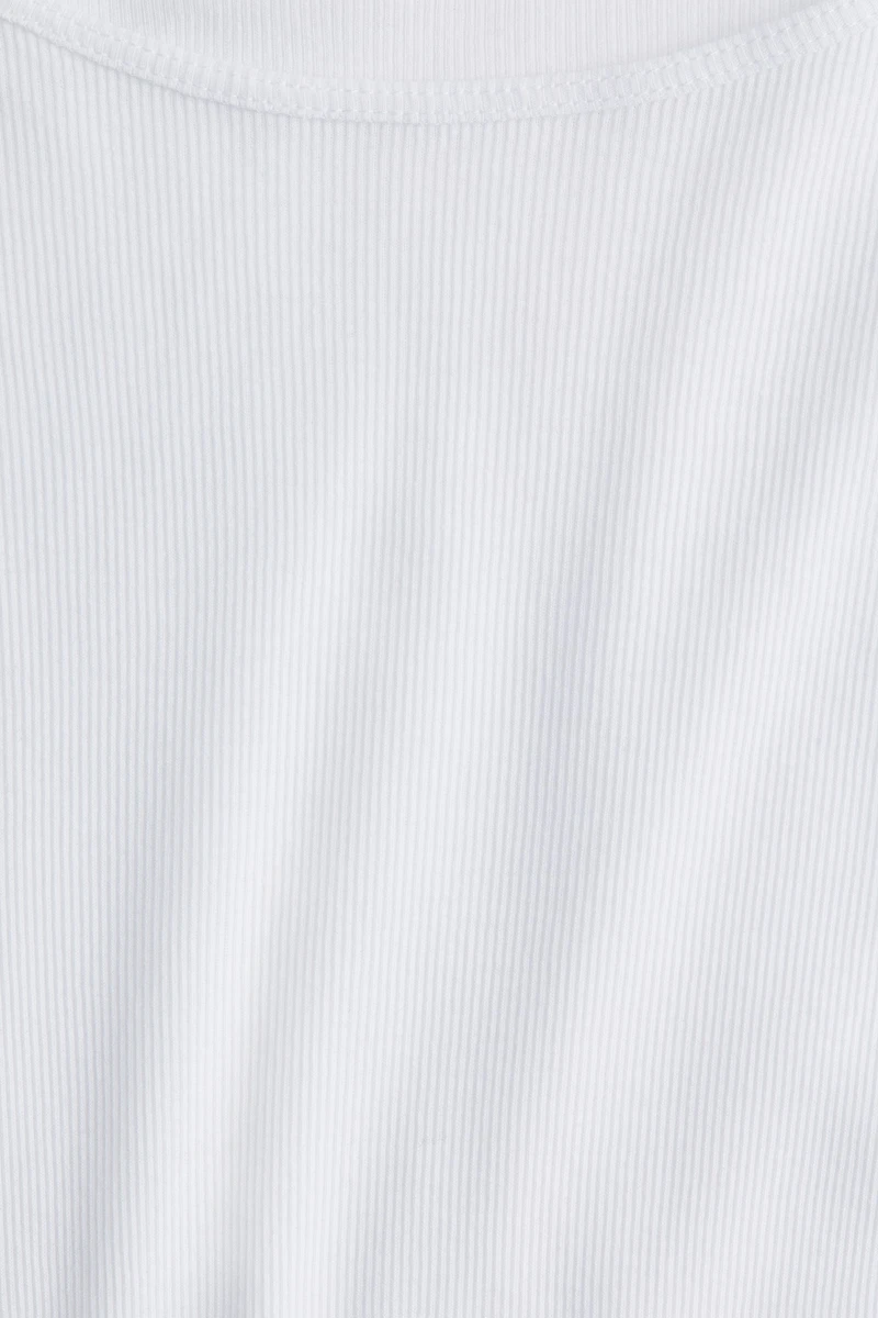 Ribbed Mini Dress