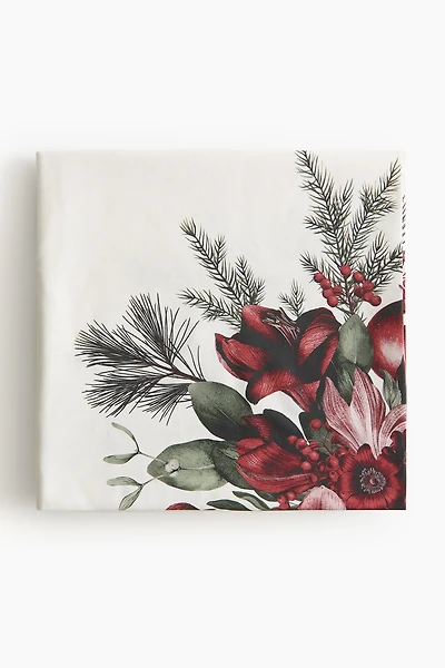 Nappe ronde en coton