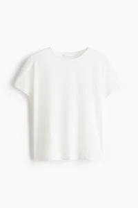 T-shirt à bords roulottés