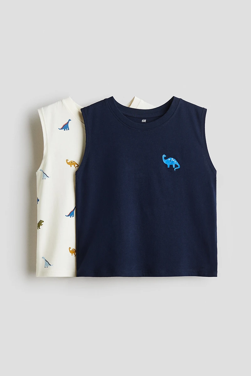 Lot de 2 camisoles imprimées