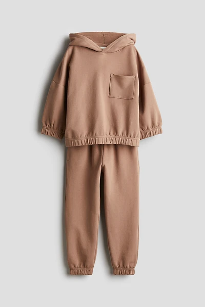 Ensemble 2 pièces en molleton de coton