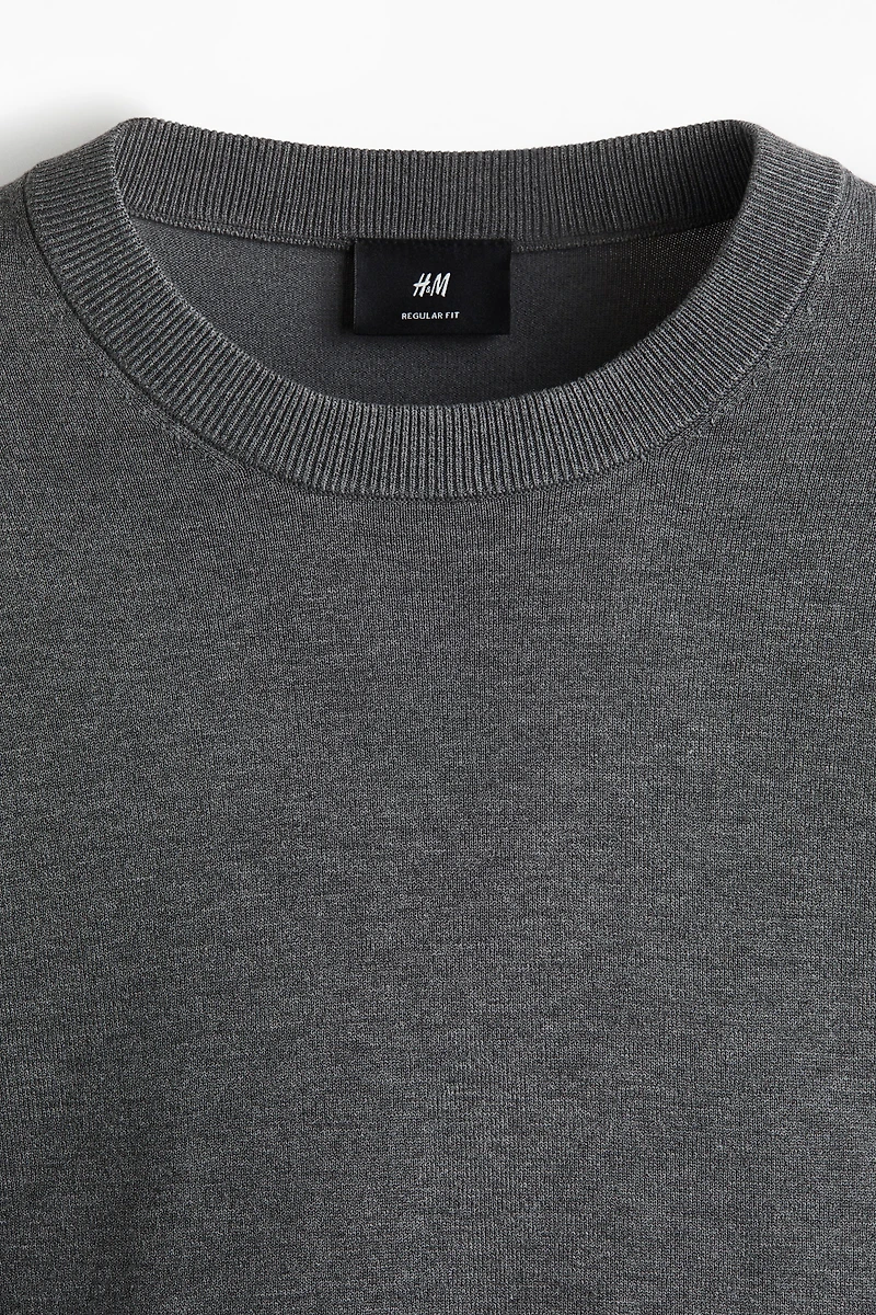 Regular-Fit Fine-Knit Sweater