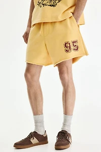 Short décontracté en molleton imprimé