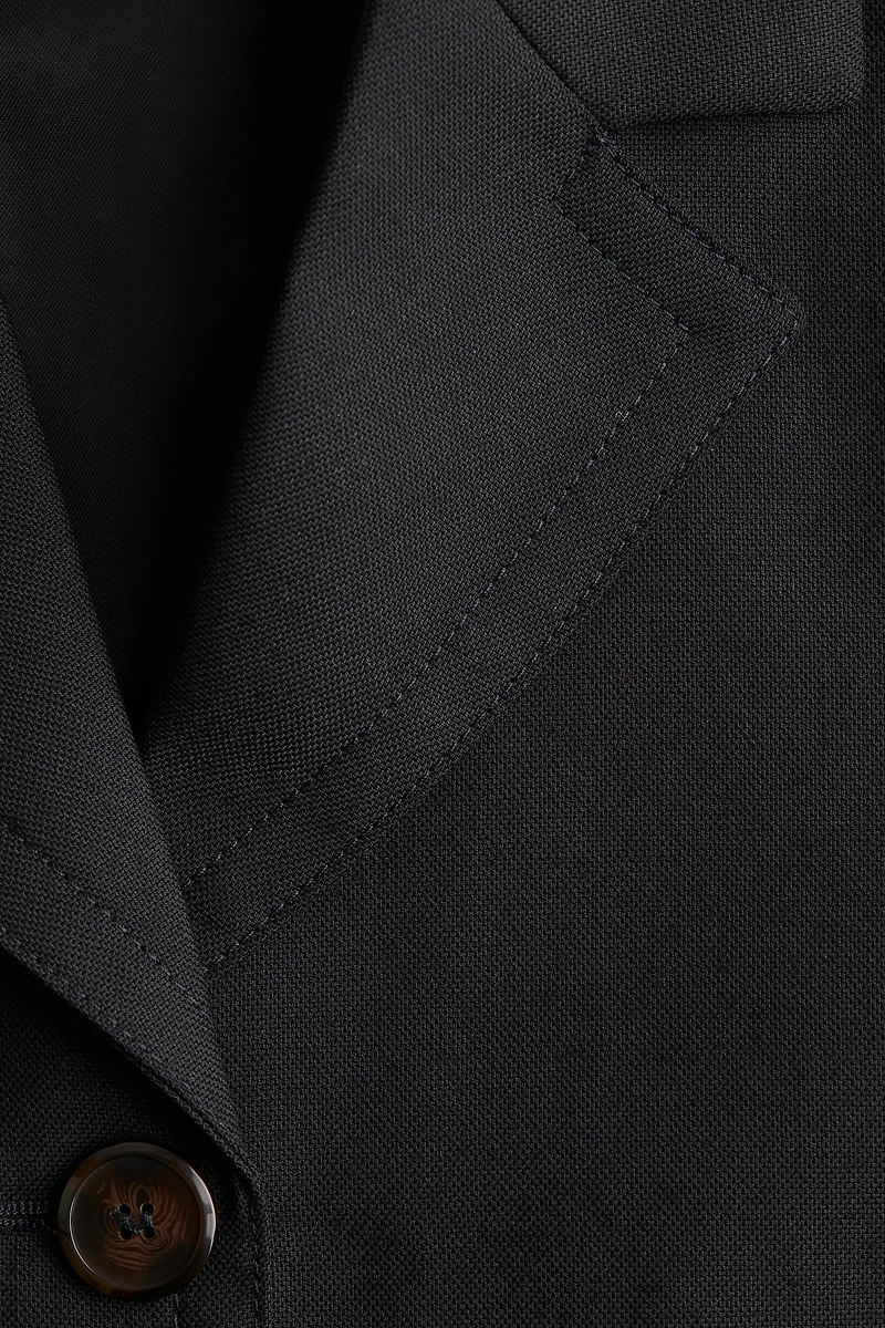 Blazer en laine mélangée