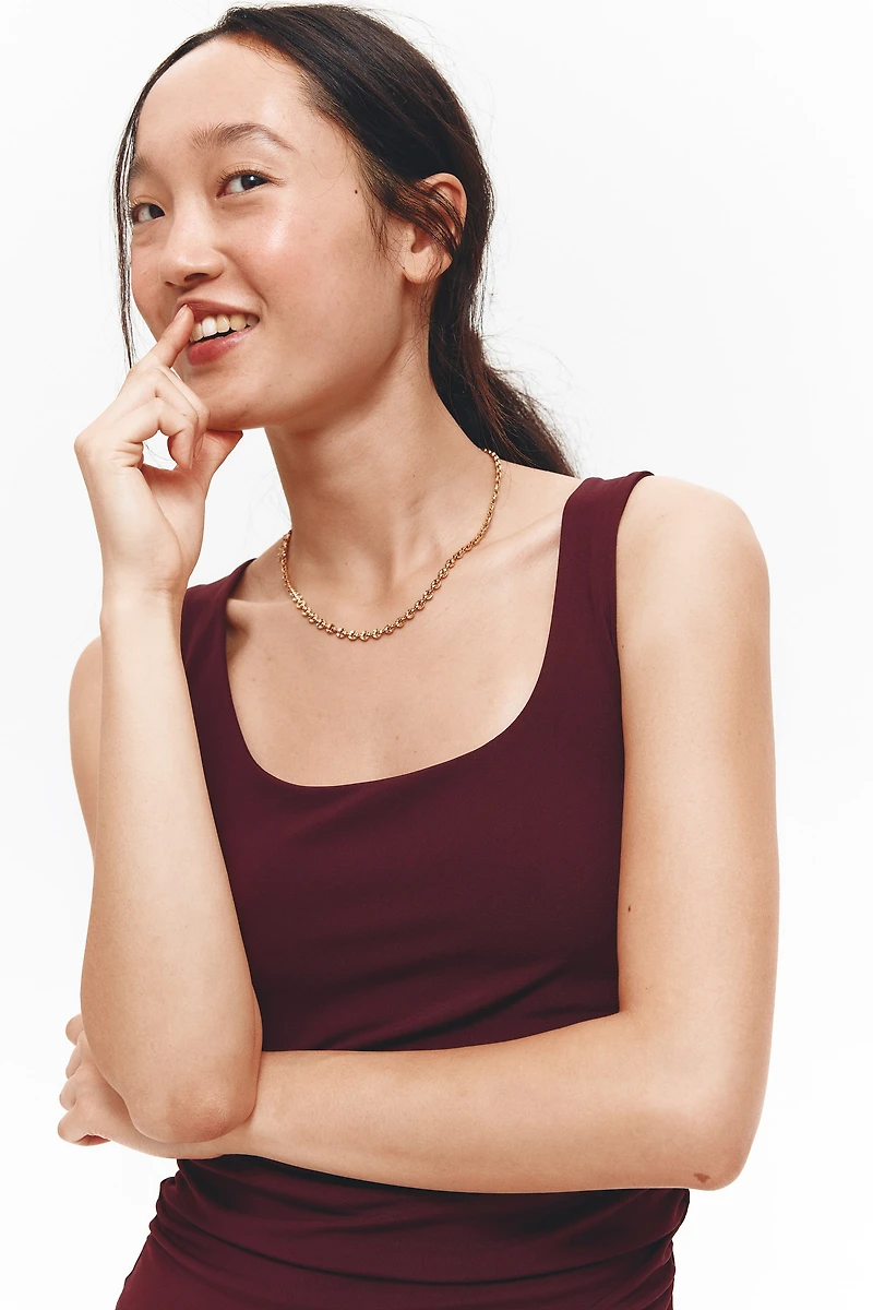 Débardeur à effet ruché