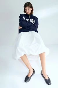 Chandail col à fermeture éclair et motifs