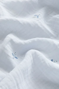 Couverture pour bébé en mousseline
