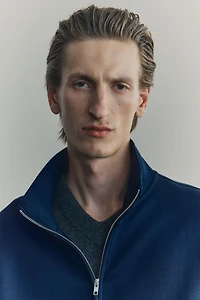 Loose-Fit Scuba Track Jacket