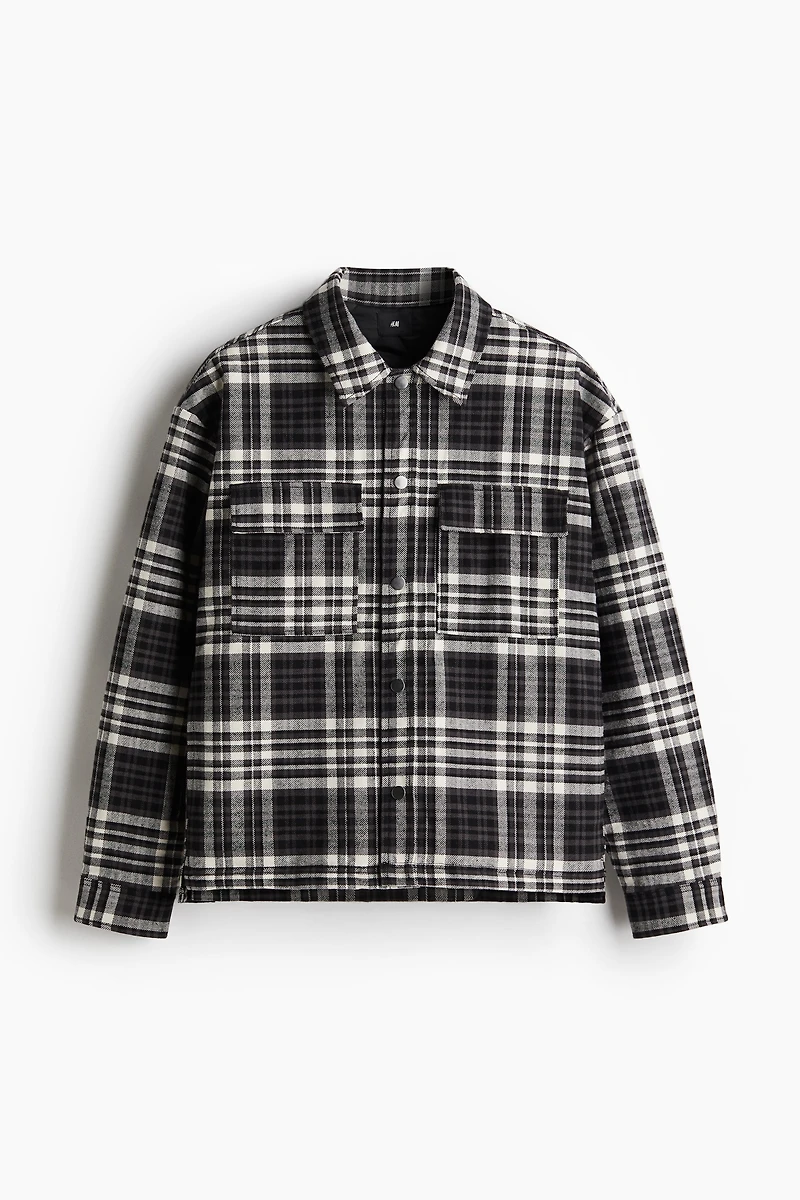 Surchemise ample en flanelle