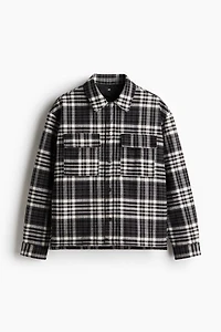 Surchemise ample en flanelle