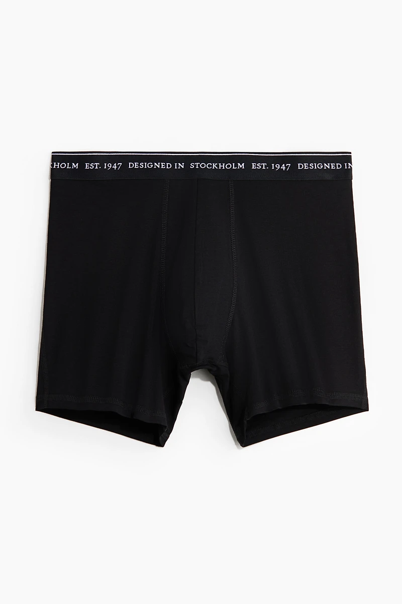 3-Pack COOLMAX® Mid-Length Boxer Briefs