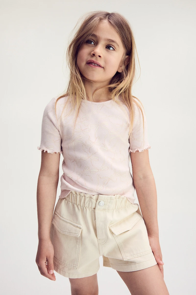 Ribbed Cotton Top