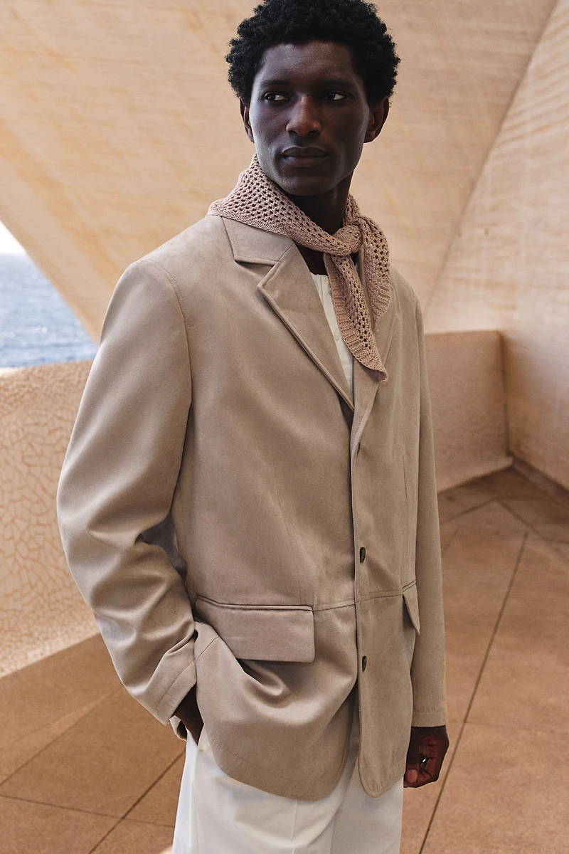 Regular Fit Napped Jacket