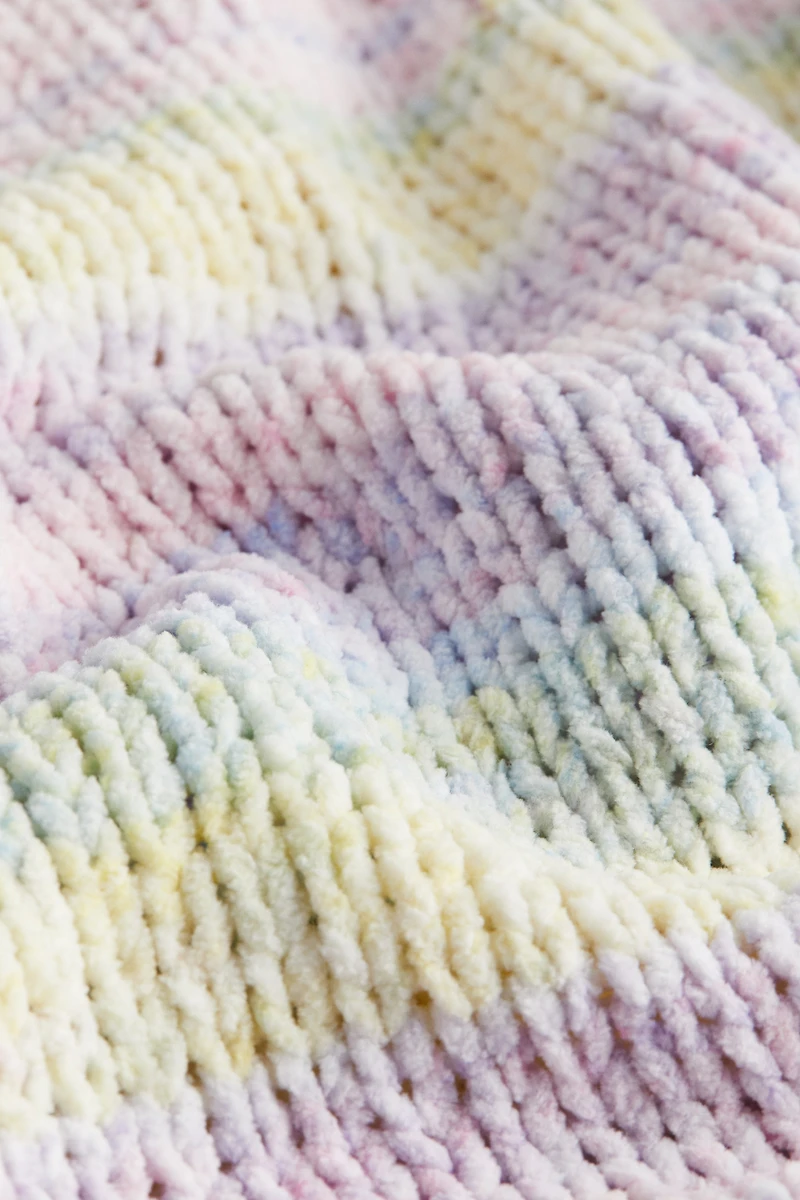 Chandail en maille chenille