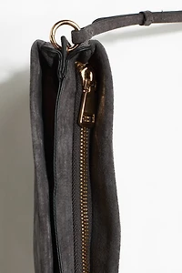 Suede Crossbody Bag