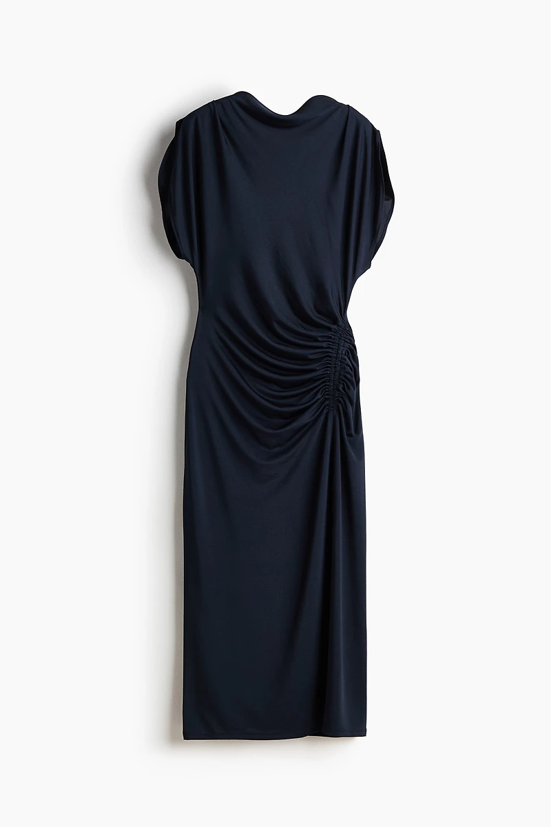 Draped Jersey Dress