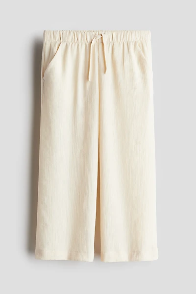 Woven Crêpe Pants