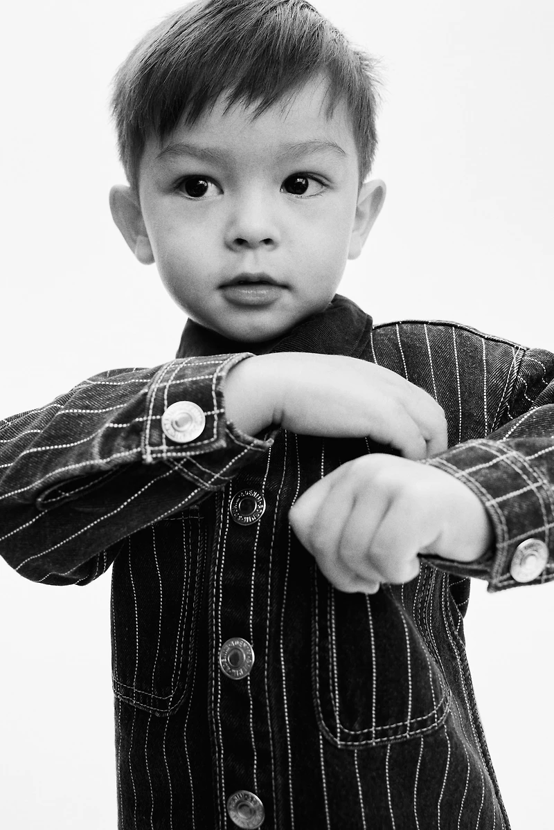 Striped Cotton Overshirt