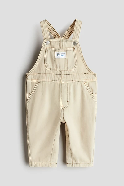 Cotton Canvas Overalls