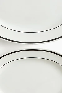 2-Pack Porcelain Serving Plates