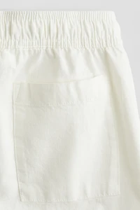 Linen-Blend Shorts