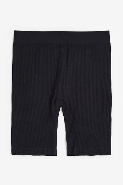 Seamless Ribbed Biker Shorts