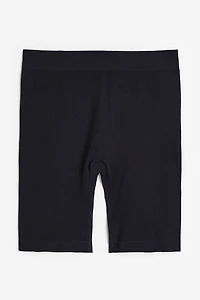 Seamless Ribbed Biker Shorts
