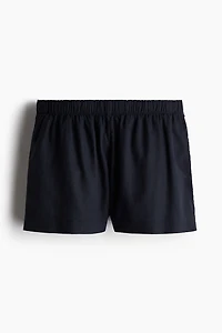 Linen-Blend Shorts