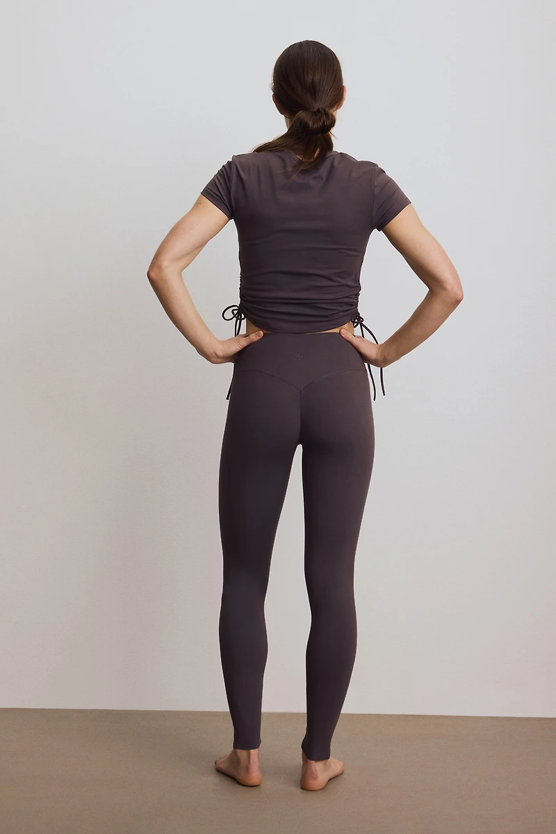 Legging de sport avec détail froissé