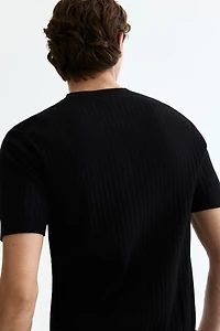 Slim-Fit Knit T-Shirt