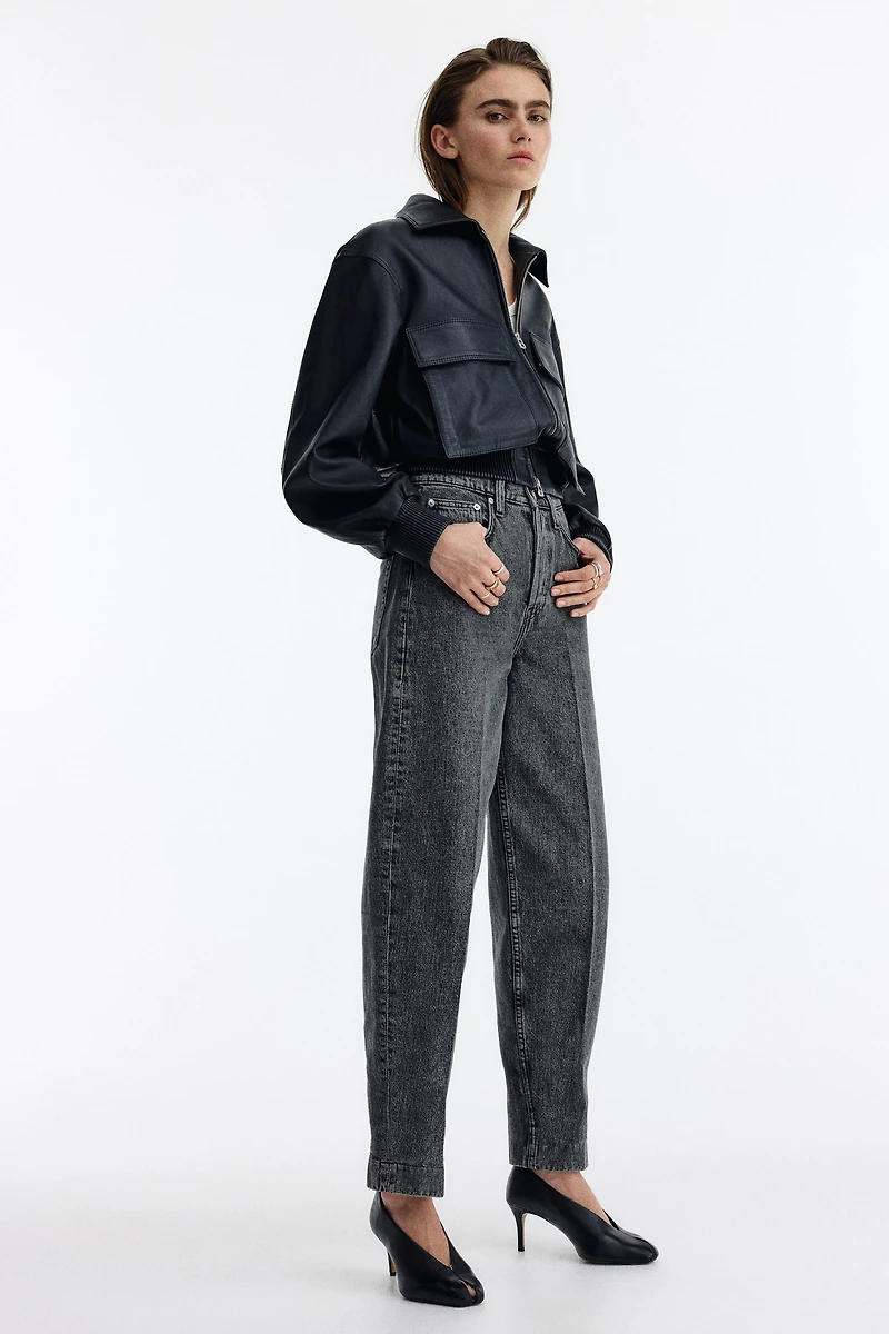 Barrel High Ankle Jeans