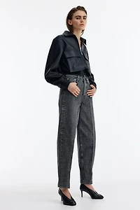 Barrel High Ankle Jeans