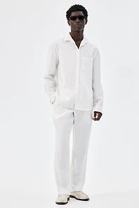 Regular-Fit Linen Pants