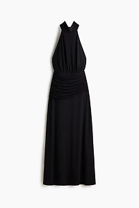 Robe dos nu à effet drapé