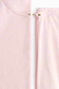 Ribbed Jersey Pajamas