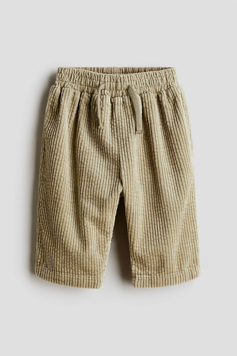 Cotton Corduroy Joggers