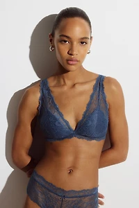 Padded Soft-Cup Lace Bra