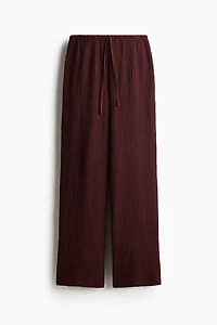 Crinkled Drawstring Pants