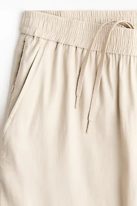 Easy Care Loose-Fit Linen-Blend Pants