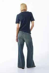 Draped Asymmetric Top