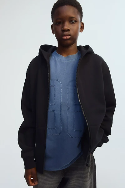 Brushed-Inside Hooded Jacket