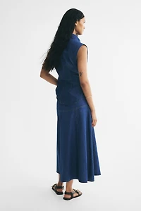 A-Line Denim Skirt