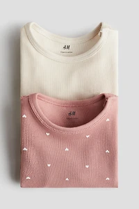 2-pack Long-sleeved Bodysuits