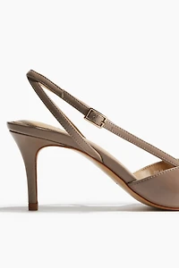 Pointed Slingback Pumps