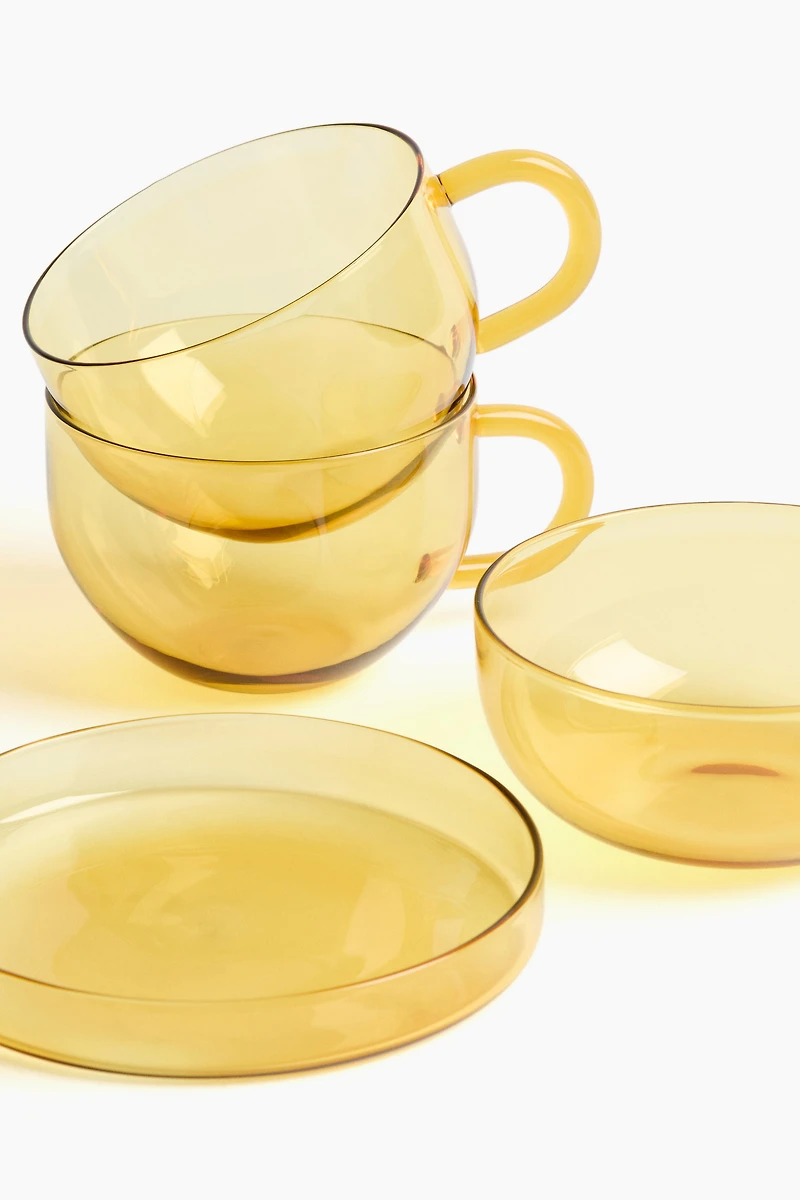 Mini assiette en verre
