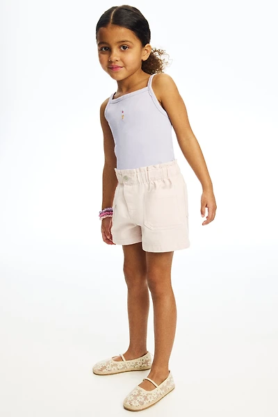 Embroidered-Detail Tank Top