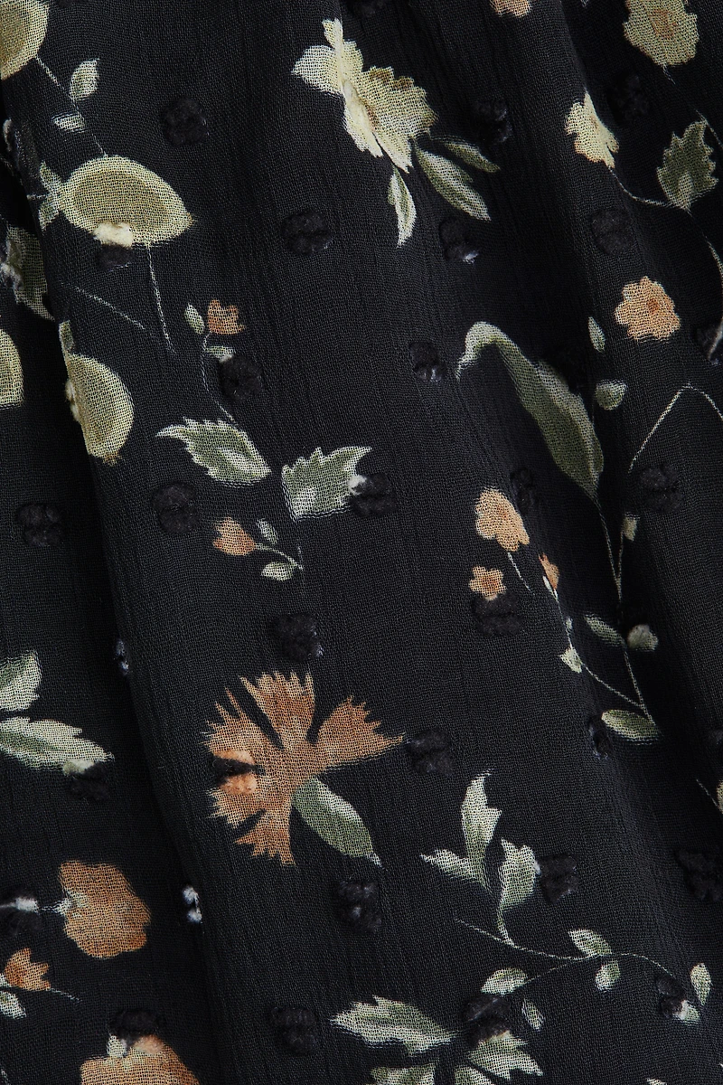 Ruffle-Trimmed Plumeti Skort