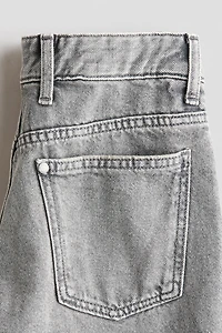 Loose-Fit Denim Shorts