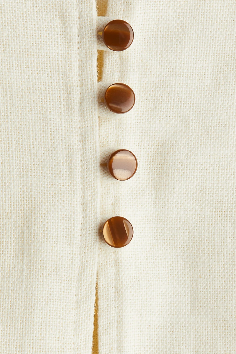 Robe en lin mélangé